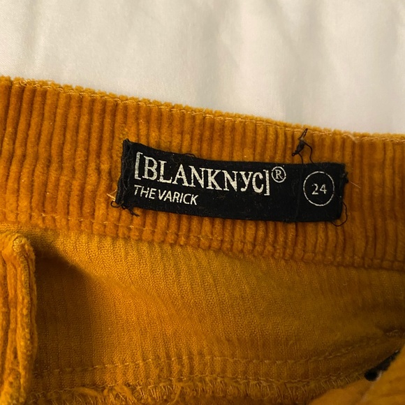 BLANK NYC flare corduroy pants in marigold - Picture 3 of 3